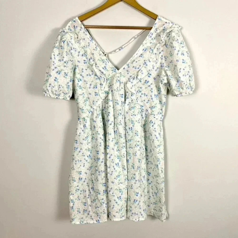 Nasty Gal Floral Mini Cottage Core Dress